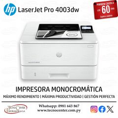 Impresora HP LaserJet Pro 4003dw